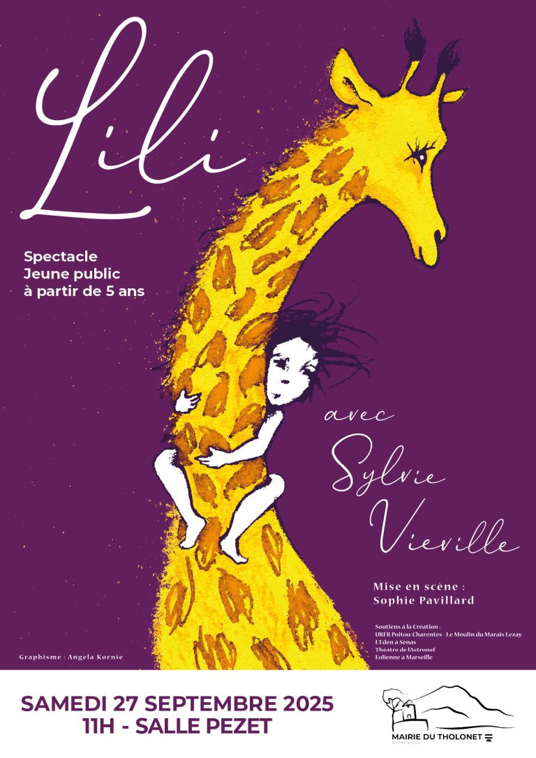 affiche lili la girafe
