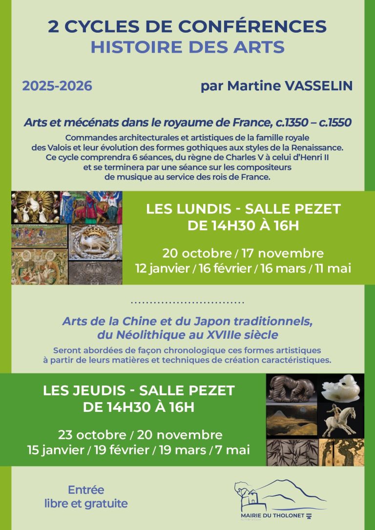 conference histoire des arts 25-26