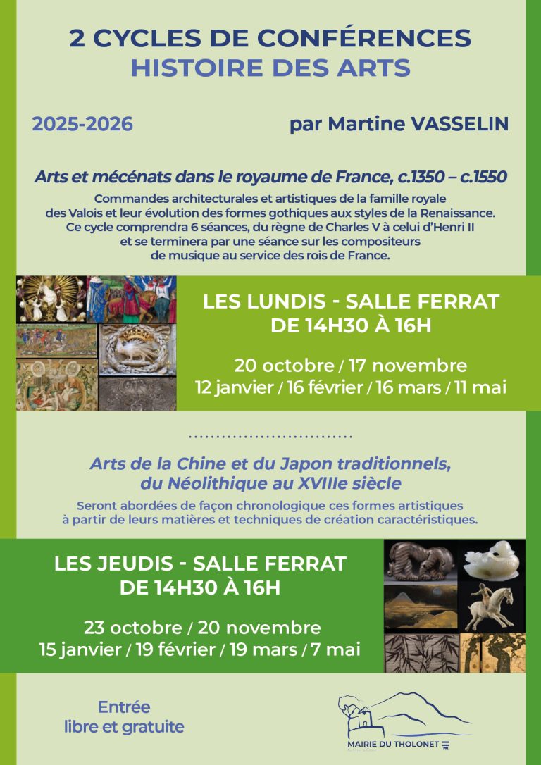 conference histoire des arts 25-26